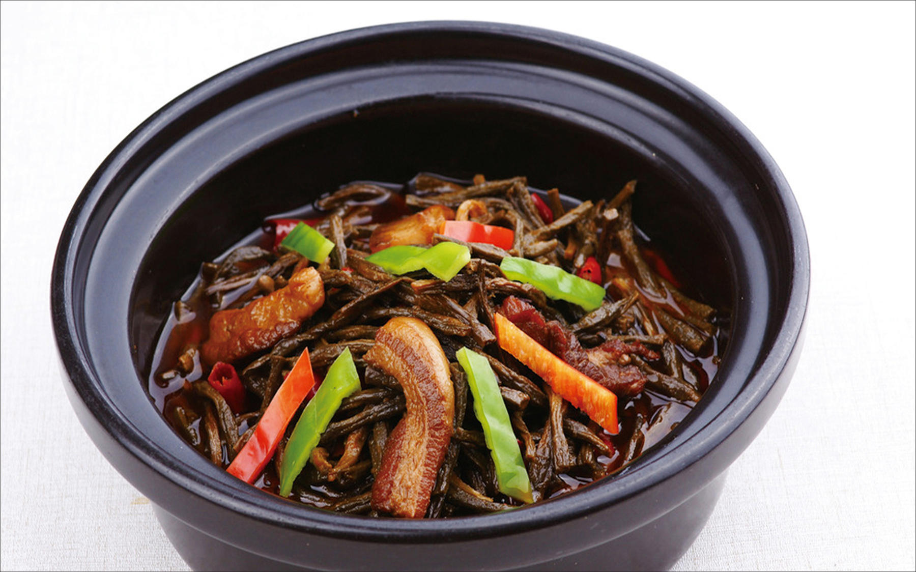 肉烧干豆角